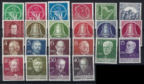 A) Berlin postfrische Zusammenstellung aus Mi 71-100, ME 900€