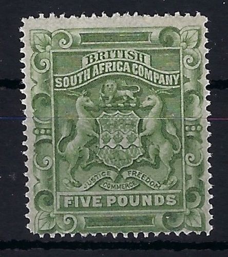 A) Britische Südafrika-Gesellschaft Mi 10 (*) ohne Gummi, * = 2.500€