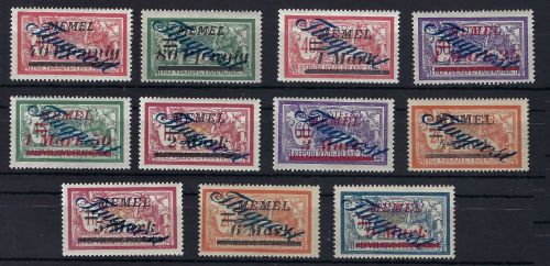 A) Memel Mi 72-83 ** (ohne 79), gep. Huylmans BPP, ME 118€