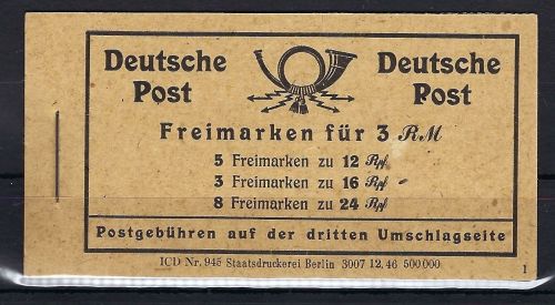 A) Kontrollrat I, MH 50 RLV XLVI **, ohne Strichleisten,ME 150€