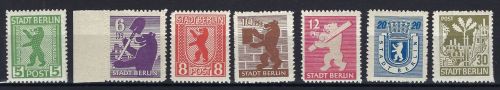 A) SBZ / Berlin und Brandenburg, Mi 1-7 B**, ME 150€