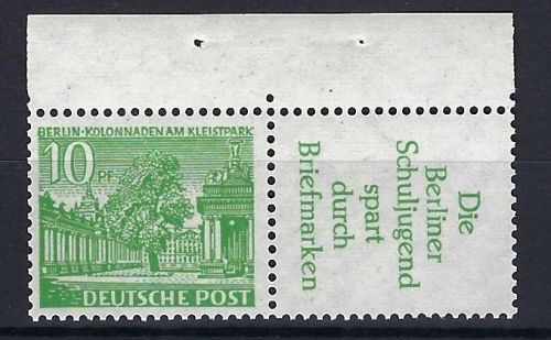 A) Berlin Zusammendruck W 21 OR ** einwandfrei, ME 100€