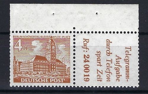 A) Berlin Zusammendruck W 29 OR ** einwandfrei, ME 100€