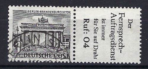A) Berlin Zusammendruck W 33 ° einwandfrei, gep. Schlegel BPP, ME 80€