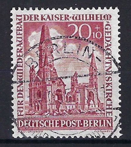 A) Berlin Mi 108° Berlin-Charlottenburg, einwandfrei, gp. Schlegel BPP