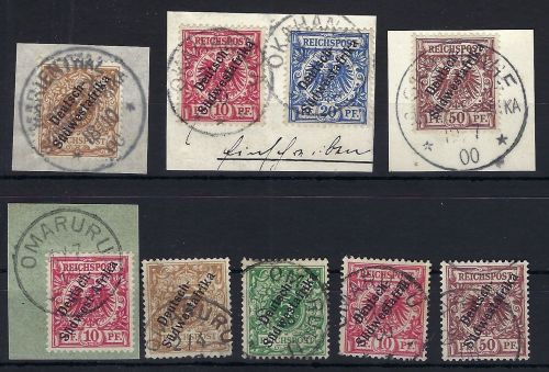 A) DSWA 8 Marken/Luxus ∆ mit versch. Stempel