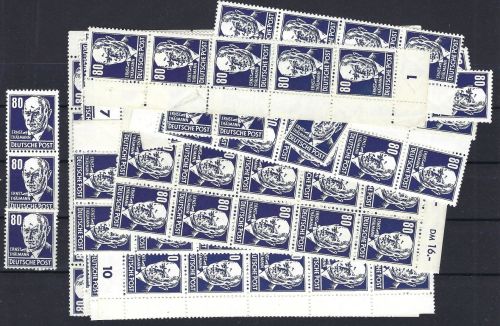 A) DDR Köpfe II, Mi 339 va XII** Engros Partie von 190 Werten, ME 3.800€