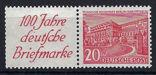 A) Berlin Zusammendrucke W 13 ** einwandfrei, ME 90€