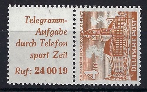 A) Berlin Zusammendruck S 8 ** einwandfrei, ME 40€