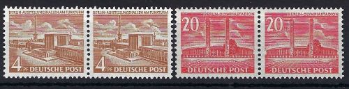 A) Berlin Mi 112-113 ** Paar-Satz in einwandfreier Qualität, ME 215€
