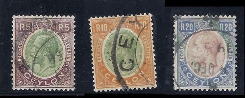P) Sri lanka / Ceylon Mi 209-210 °, ME 368€