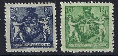 A) Liechtenstein Mi 49-50 ** in guter Qualität , ME 168€