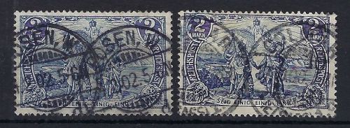 A) DR Mi 64 II+II ° beide gepr. Jäschke BPP, ME 100€