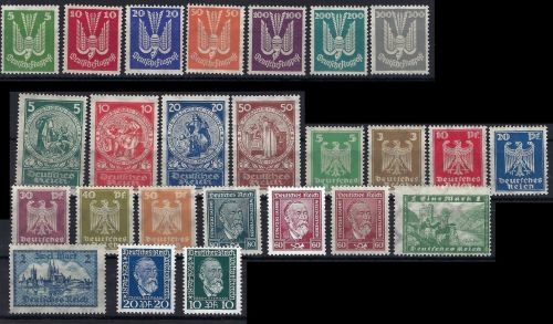A) DR Jahrgang 1924 ** (ohne 366-67, mit 362 x/y), ME 2.398€