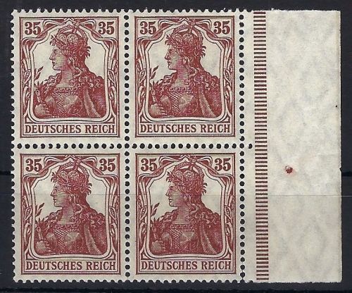 C) DR Mi 103b ** 4er-Block einwandfrei, gepr. Infla Berlin, ME 200€