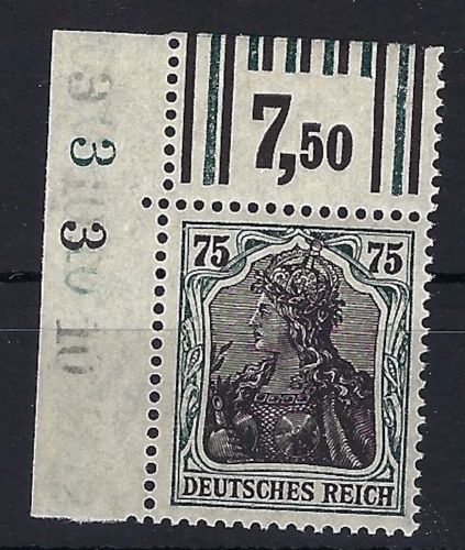 C) DR Mi 104c W OR ** Eckrand, gepr. Winkler BPP, ME 150€
