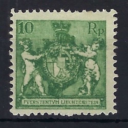 A) Liechtenstein Mi 50 B **, ME 170€
