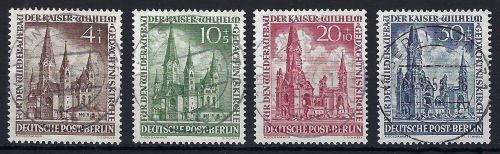A) Berlin Mi 106-109 ° Luxus Satz, gep. Schlegel BPP