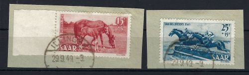 A) Saarland Mi 265-266 ° einwandfrei, gepr. Ney BPP, ME 85€