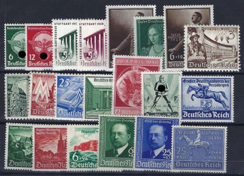 A) DR postfrische Zusammenstellung aus Mi 689-781, ME 347€