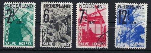 A) Niederlande Mi 249-252 °, ME 55€