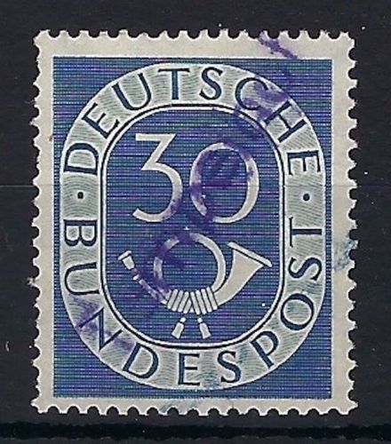 A) Bund Mi 132 ° mit violettem L1 Tempelhof