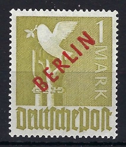 A) Berlin Mi 33 ** in Luxus Qualität, gep. Schlegel BPP, ME 550€