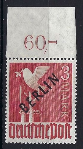 A) Berlin Mi 19 P OR ** tiefst gepr. Schlegel BPP, ME 350€