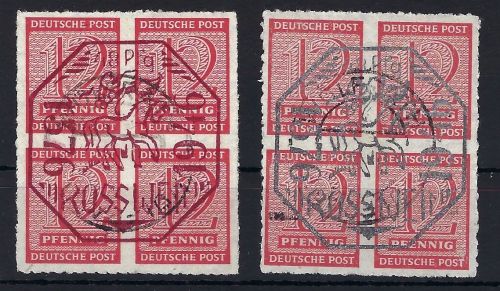 A) Roßwein Mi 1-2 ** einwandfrei, ME 120€