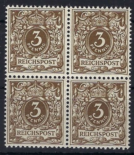 A) DR Mi 45e ** Viererblock, gep. BPP, ME 260€