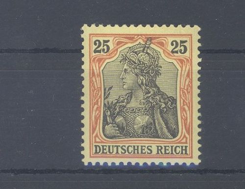 Dt. Reich Mi.Nr. 88 I, 25 Pfg. Freimarke 1905-13 **, geprüft
