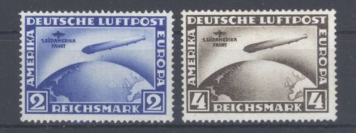 Dt. Reich Mi.Nr. 438-39y, Südamerikafahrt 1930 ungebraucht *