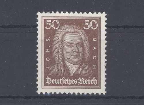 Dt. Reich Michel396, 50 Pfg. Berühmte Deutsche 1926 **, geprüft BPP