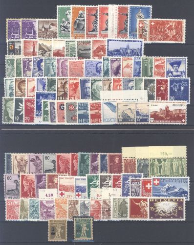 Schweiz, umfangreicher ** Posten aus den 30-40er Jahren