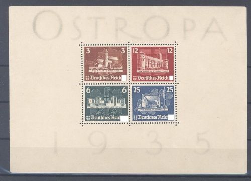 Dt. Reich Block 3, Ostropa Block ungebraucht (*)