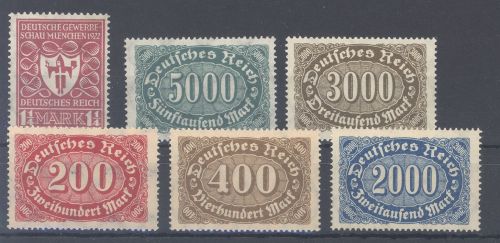 Dt. Reich, kleiner ** Posten aus 1922, geprüft