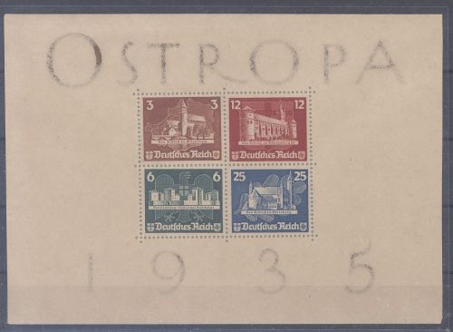 Dt. Reich Block 3, Ostropa Block ungebraucht