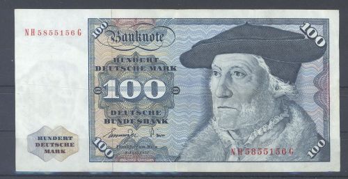 Deutschland, 100 DM Schein Sebastian Münster
