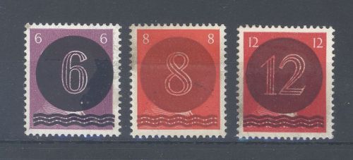 SBZ Mi.Nr. A I-III, Holzhausen 1945 ungebraucht