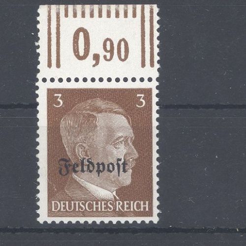 Dt. Reich Feldpost Mi.Nr. 27, Ruhrkessel 1945 ** vom Oberrand, geprüft