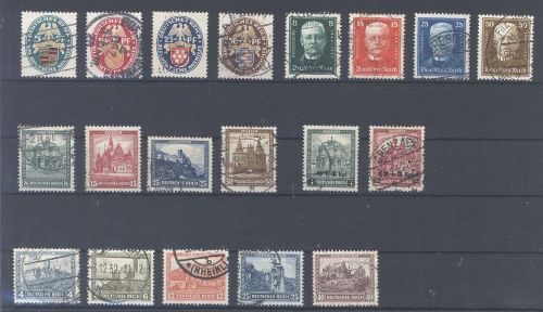 Dt. Reich, */gestempelter Posten besserer Sätze aus 1924-32