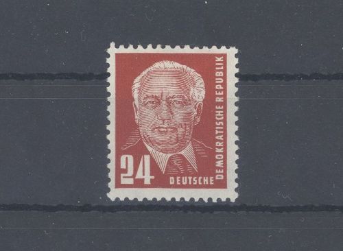 DDR Michel Nummer 252c, 24 Pfg. Pieck 1950 Farbe c **, geprüft BPP