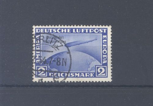 Dt. Reich Michel Nummer 497, 2 RM Chicagofahrt 1933 gestempelt
