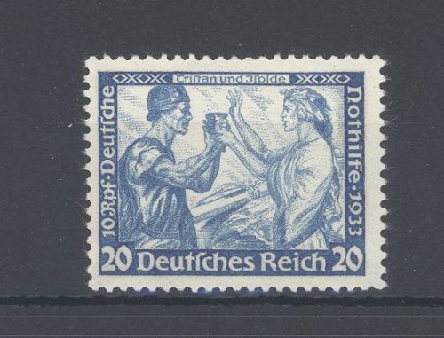Dt. Reich Michel Nummer 505, 20 Pfg. Wagner 1933 **