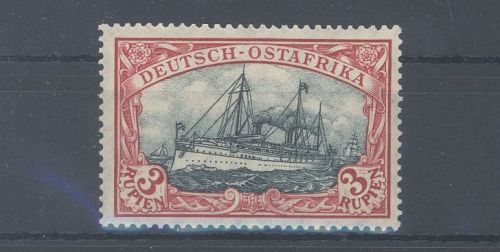 Dt. Kolonien Ostafrika Michel Nummer 39, 3 Rupie 1905-20 **