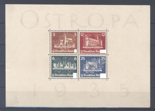 Dt. Reich Block 3, Ostropa Block ungebraucht (*)
