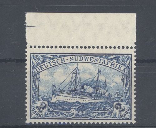 Dt. Kolonien DSWA Michel Nummer 30 B, 2 Mark 1906 **, geprüft BPP