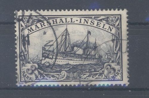 Dt. Kolonien Marshall Inseln Michel Nr. 18 3 Mark 1900 gestempelt, gp