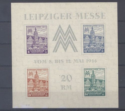 SBZ Block 5y, Messeblock 1946 **