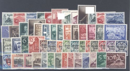 Dt. Reich Michel Nummer 686-739, Jahrgang 1939 **/*